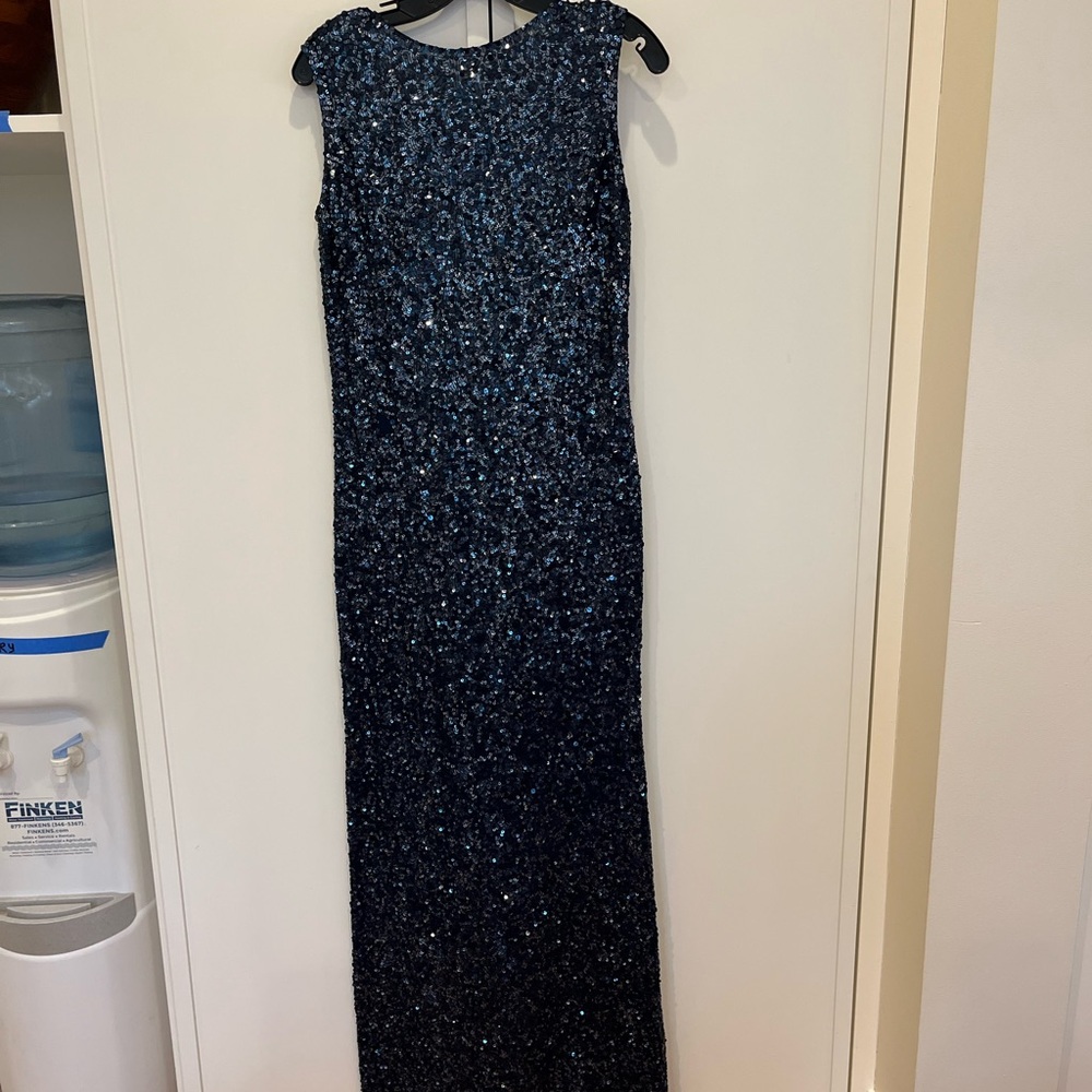 Jenny Packham Navy Lace Dress